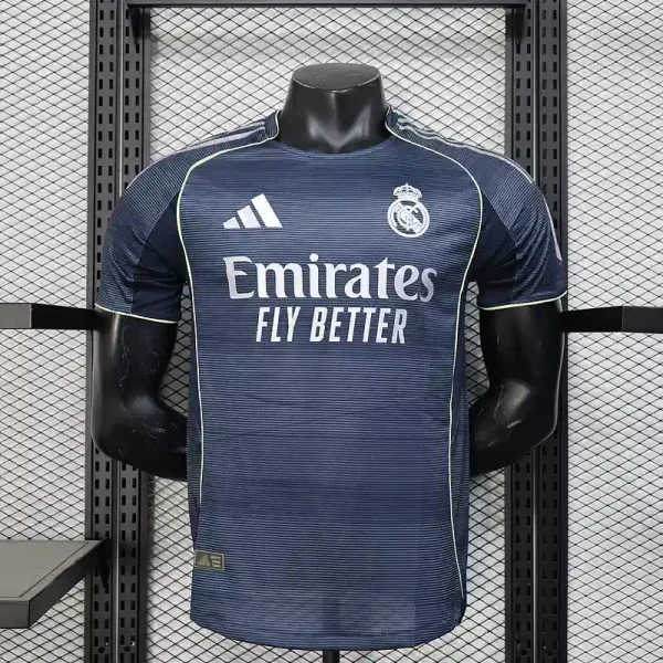 real madrid away 2025-26 player version jersey