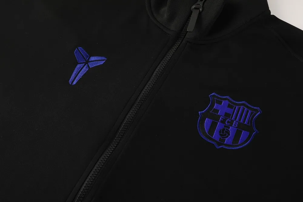Buy Barcelona Blue and black Jacket 25-26 - Image 4