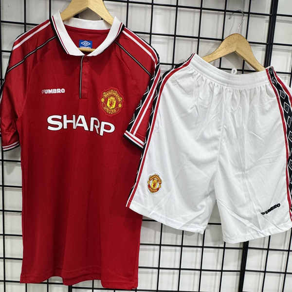 Manchester United Home 1998 Retro Set