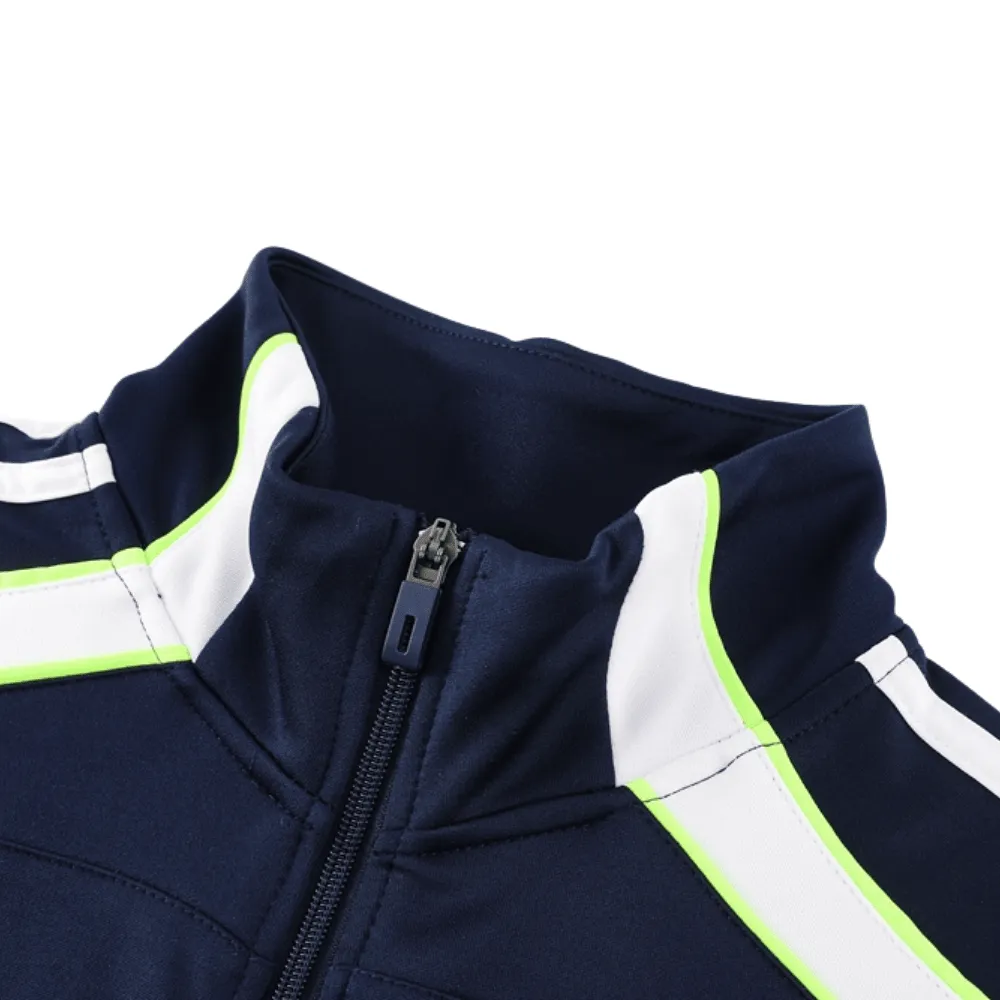 Real Madrid blue White Stripe jacket 25-26 - Image 2