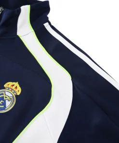 Real madrid blue White Stripe jacket 25 26 3