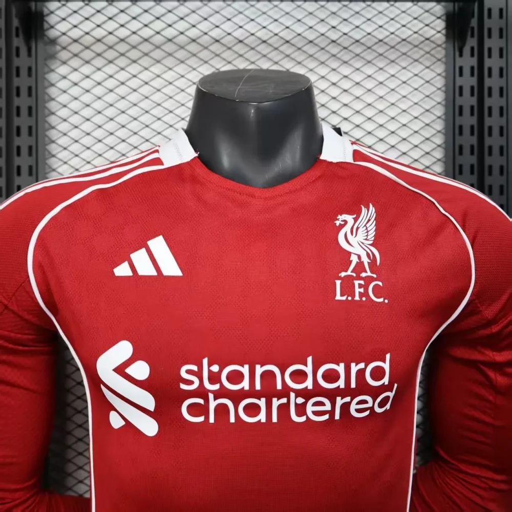 Buy Liverpool Home jersey 2025-26 Full sleeves Player Version - Image 6