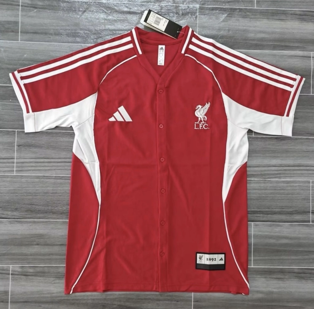 Liverpool x US Pack Baseball Shirt 2025-26
