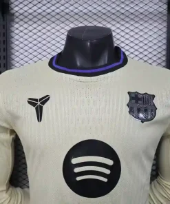 Buy Barcelona Away 2025-26 Full sleeves Player Version jersey 11 Barcelona third 25 26 Full sleeves player version jersey 1