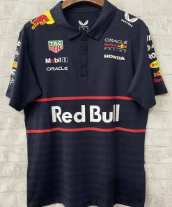 F1 Black Red Bull Racing Team 2025 POLO T-Shirt-1