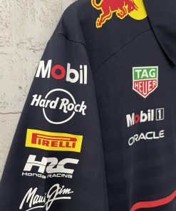 F1 Black Red Bull Racing Team 2025 POLO T Shirt 3