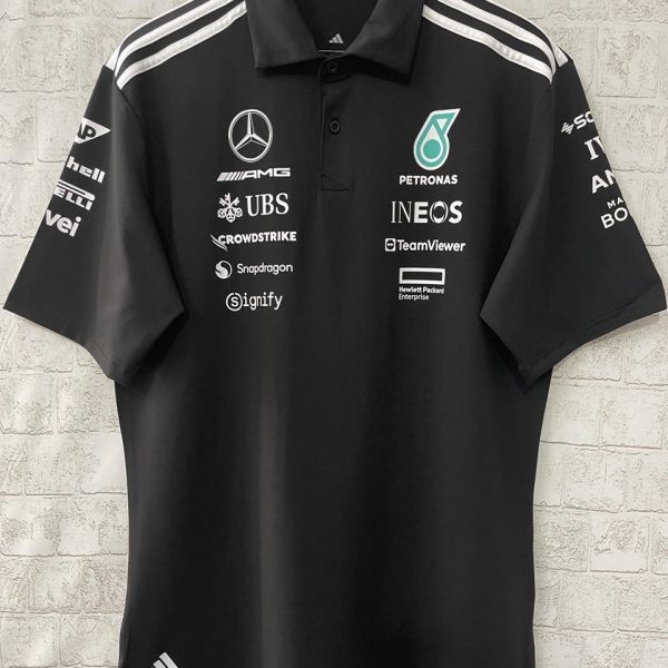 Mercedes-AMG-Petronas-F1-Black-2025-POLO-Team-T-Shirt
