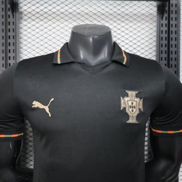 Alternative view of Buy Portugal Black Special Edition 2025-2026 player version Jersey