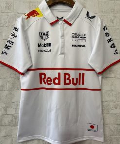 Red Bull Racing F1 White Team 2025-26 POLO T-Shirt