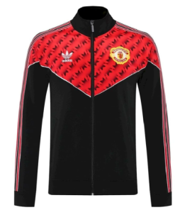 Buy Manchester United Black Red Jacket 25-26