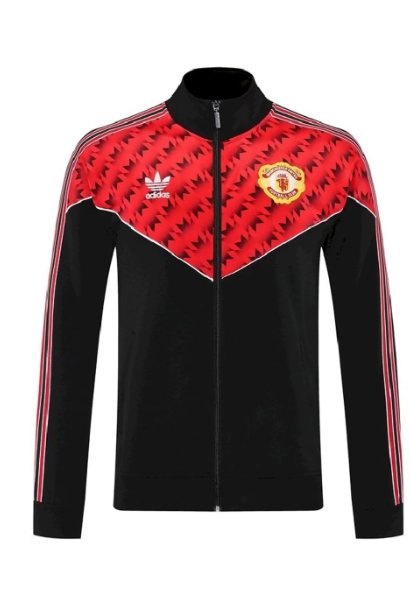 Buy Manchester United Black Red Jacket 25-26