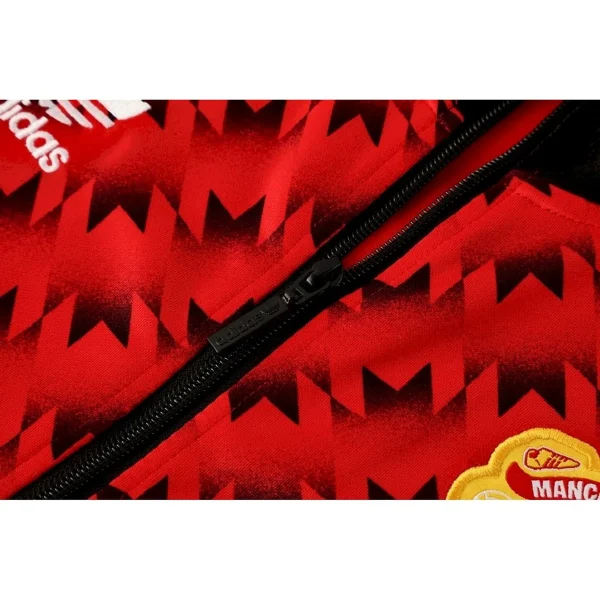 Alternative view of Buy Manchester United Black Red Jacket 25-26