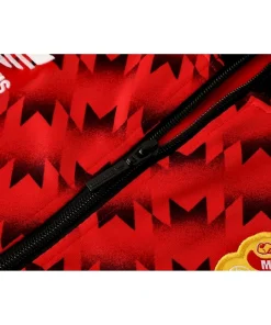 Alternative view of Buy Manchester United Black Red Jacket 25-26