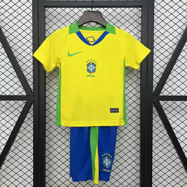 Brazil-home-2025-kids-jersey