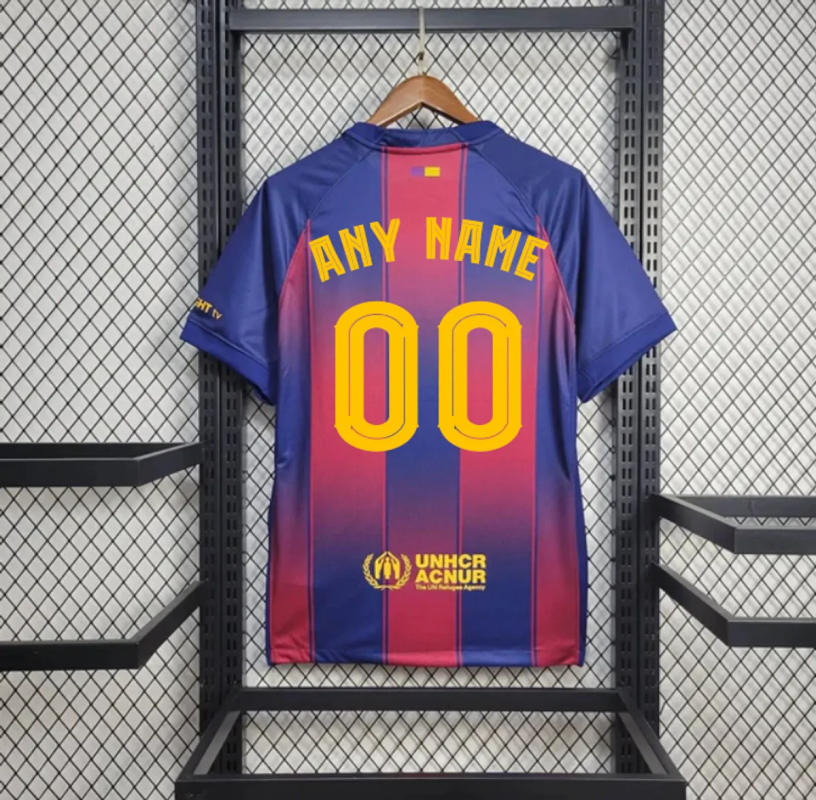 Barcelona Home 25 26 customized jersey