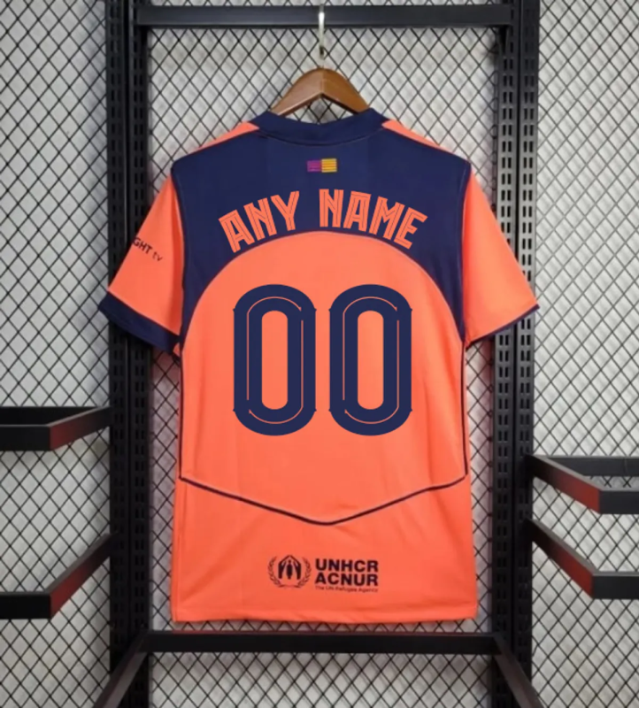 Barcelona 2025-26 Kits: Home, Away & Bright Mango Third — Complete India Buying Guide 3 Barcelona Third 25 26 customized jersey