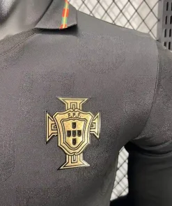 Buy Portugal black sepcial edition 2026 Full sleeves player version jersey