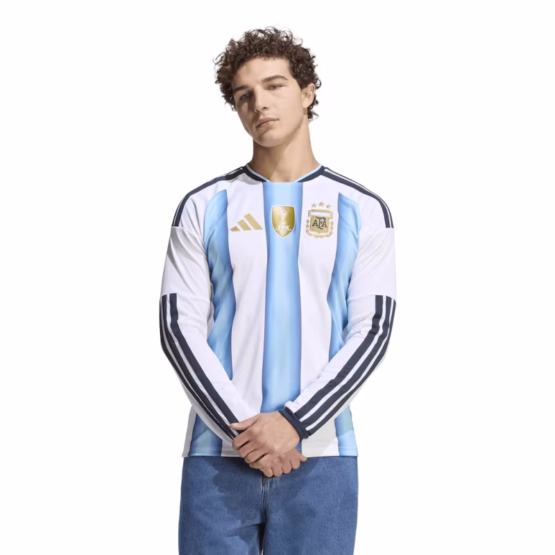 Where to Buy FIFA World Cup 2026 Football Jerseys in India (Starting ₹799) 3 Argentina Home Long-Sleeve (2026)