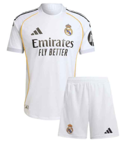 Real madrid Home 2025-26 jersey With shorts