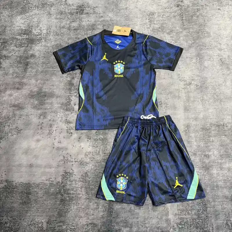 Buy Brazil Away 2026 World Cup Kids Jersey Online India 3 Buy Brazil Away 2026 World Cup Kids Jersey Online India
