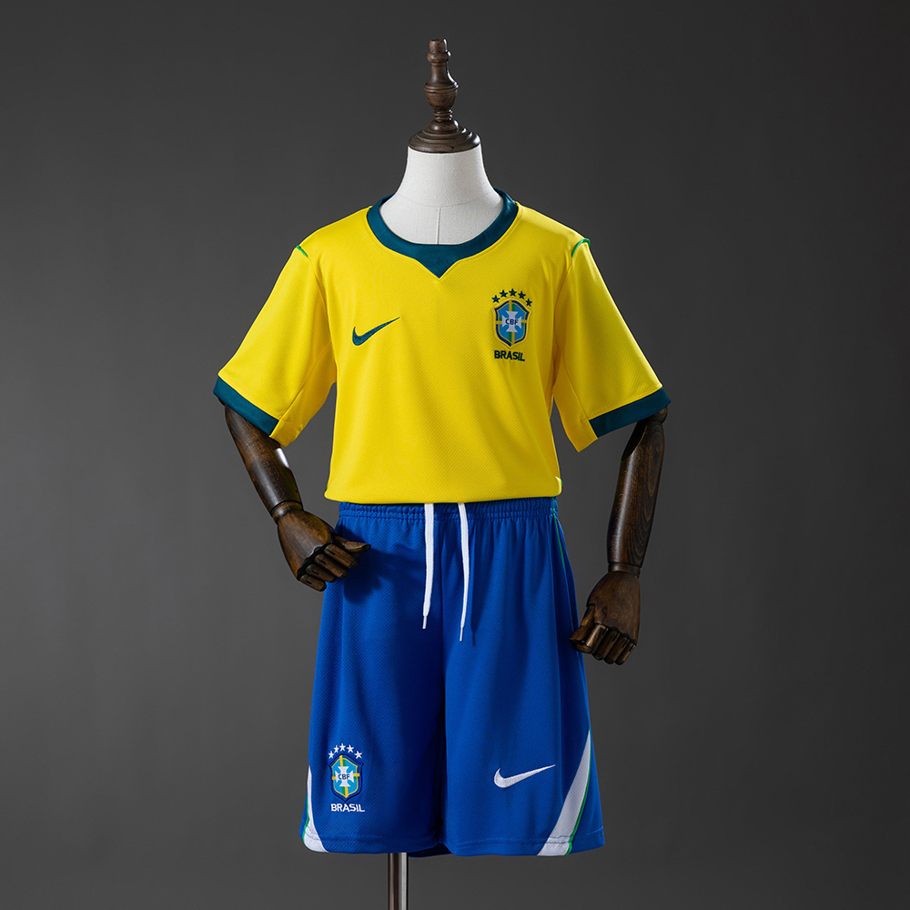 Buy Brazil Home 2026 Kids Jersey Online India 2 Buy-Brazil-home-2026-kids-jersey