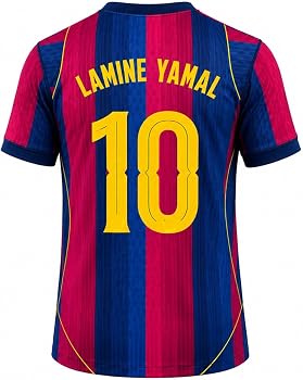 Buy Lamine Yamal Barcelona Jersey | #10 | Custom Printing India 4 Lamine Yamal Barcelona Jersey