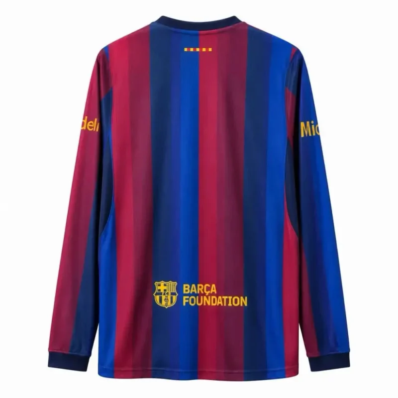 Barcelona home 26 27 full sleeves 1