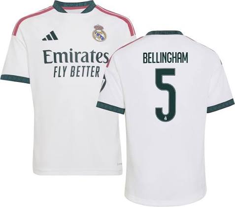 Real Madrid Home Bellingham Jersey 2026-27 3 Real Madrid Home Bellingham Jersey